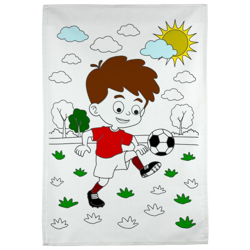 Kit-Toalha-Infantil-para-Colorir-Buettner-3-a-6-anos-Estampa-Futebol-é-Arte