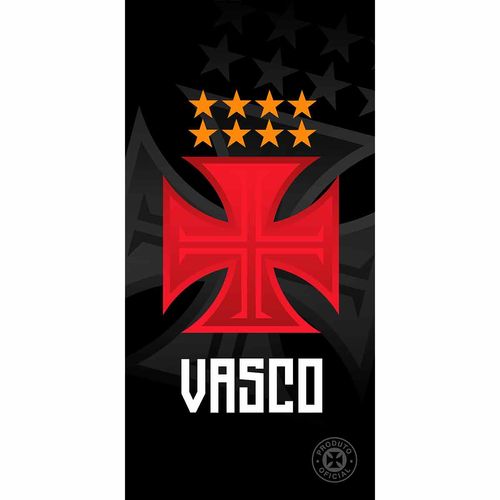 Toalha de Banho Futebol Estampada Vasco da Gama Buettner