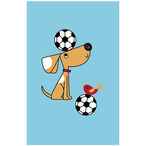 Toalha Social Infantil Aveludada e Estampada 30cm x 50cm Buettner Estampa É Goool