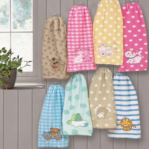Manta para Berço em Microfibra 80cm x 100cm Bordado Buettner Baby