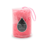 kit-com-2-esponjas-de-banho-decorativas-com-cordao-buettner-decora-rosa-claro-e-rosa-escuro-detalhe