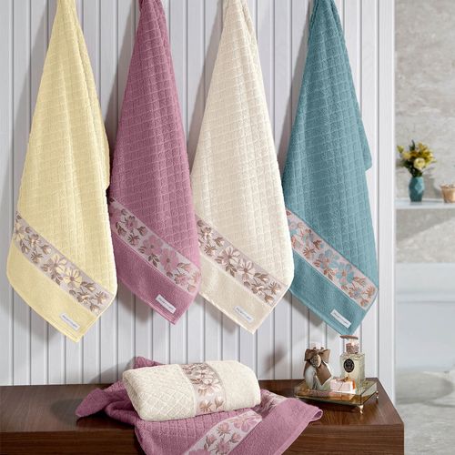 Toalha de Rosto 50cm x 70cm Jacquard Julieta Buettner