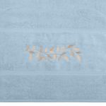 toalha-de-rosto-50x70cm-em-algodao-460-gramas-com-bordado-buettner-leaves-cor-azul-riviera-detalhe