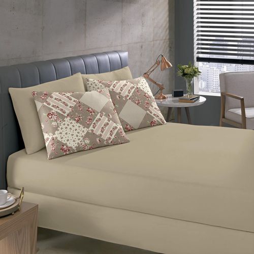 Jogo de Lençol Malha Basic Estampado Elisângela Buettner