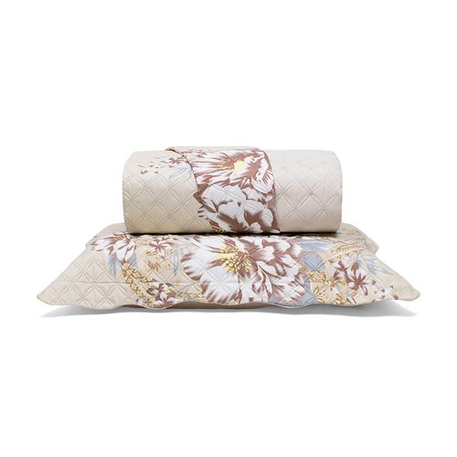 Colcha com Porta Travesseiro Matelassê Renove Regina Buettner