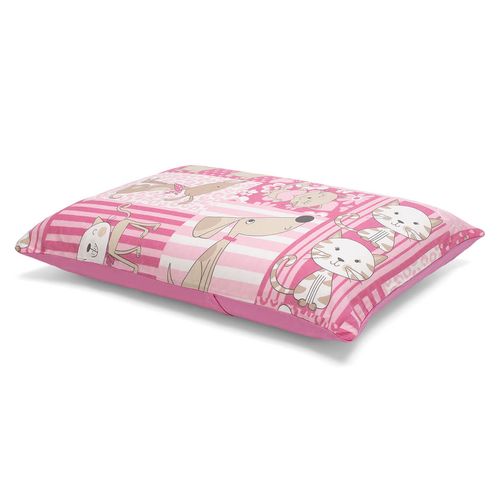 Fronha Avulsa Malha Basic Estampado Infantil Pets Buettner