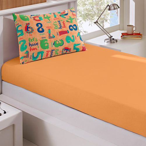 Jogo de Lençol Malha Basic Estampado Infantil Number Buettner