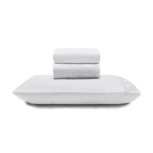 Jogo de Cama Microfibra Sonata Renda Naira Buettner