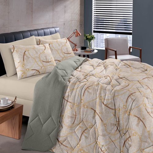 Edredom Malha Basic Estampado Horse Buettner