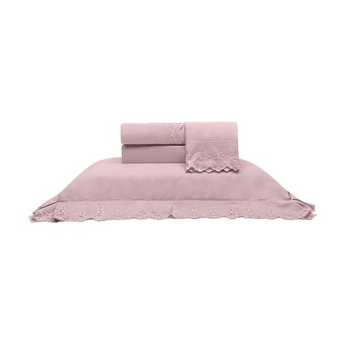 Jogo de Cama 200 Fios Melody Renda Gerusa Buettner