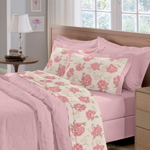 Jogo de Cama 200 Fios Reffinata Estampado Natasha Buettner