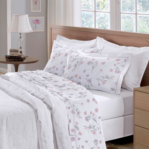 Jogo de Cama 200 Fios Reffinata Estampado Astride Buettner