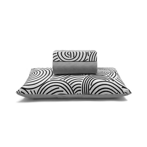 Jogo de Cama Malha Basic Estampado Líbano Buettner