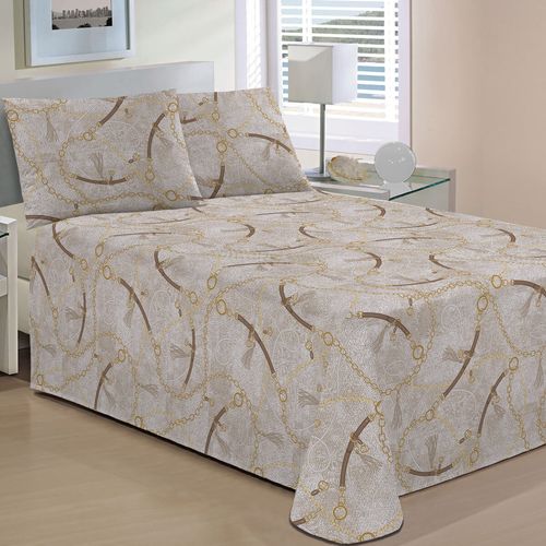 Jogo de Cama Malha Basic Estampado Horse Buettner