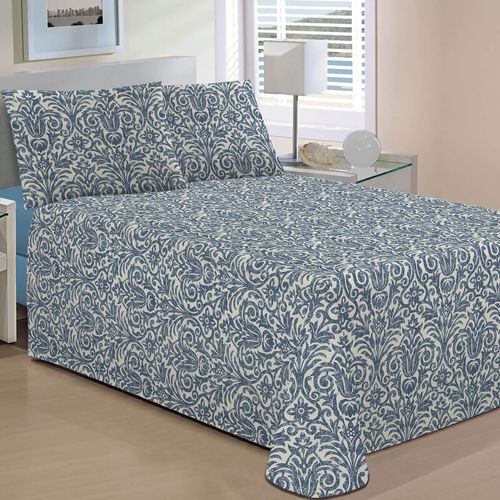 Jogo de Cama Malha Basic Estampado Lucerna Buettner
