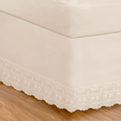 Saia para Cama Box Microfibra Sonata Renda Naira Buettner