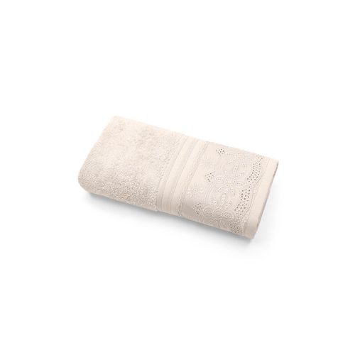 Toalha de Rosto 50cm x 80cm Algodão Egípcio Cristal Renda Luisa Buettner