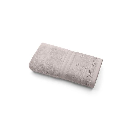 Toalha de Rosto 50cm x 80cm Algodão Egípcio Cristal Renda Luisa Buettner