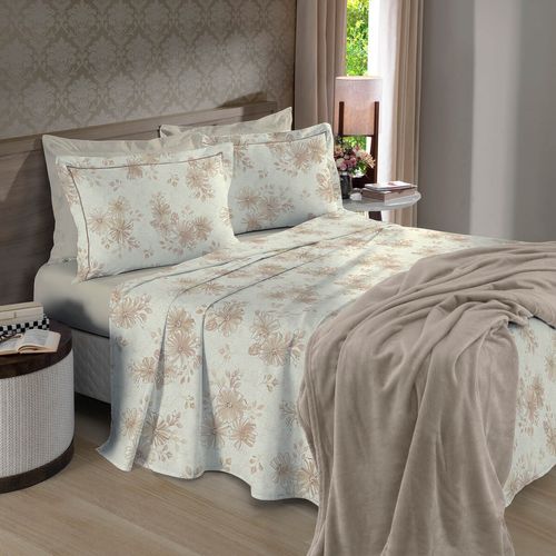 Jogo de Cama 180 Fios Reflete Estampado Ariane Buettner