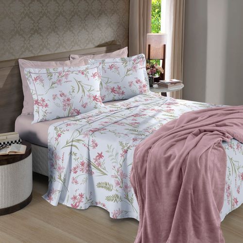 Jogo de Cama 180 Fios Reflete Estampado Jaine Buettner