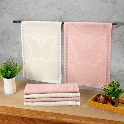 Toalha Social 33cm x 50cm Presente Carisma Borboleta Buettner