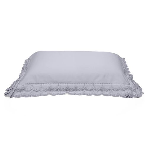 Fronha Avulsa 300 Fios Cristal Renda Luana Buettner