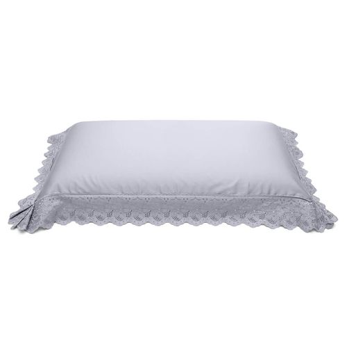 Fronha Avulsa 300 Fios Cristal Renda Sahar Buettner