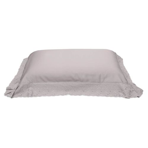 Fronha Avulsa 300 fios Cristal Renda Clarys Buettner