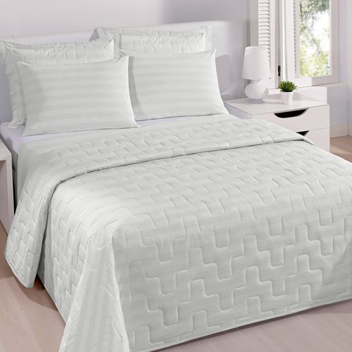Jogo de Cama Microfibra Sonata Damask Stripes Buettner