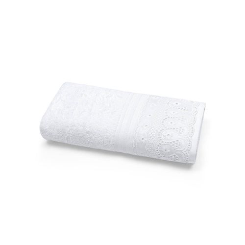 Toalha de Rosto 50cm x 80cm Algodão Egípcio Cristal Renda Renascença Buettner