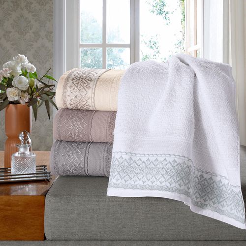 Toalha de Banho 70cm x 1,40m Melody Renda Nice Buettner
