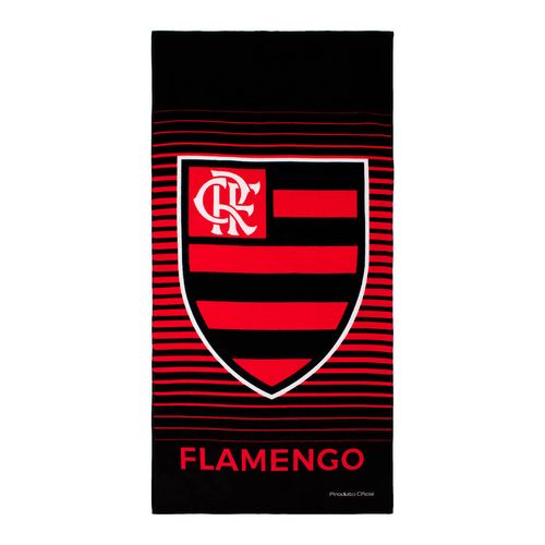 Toalha de Banho Futebol Estampada Flamengo Buettner