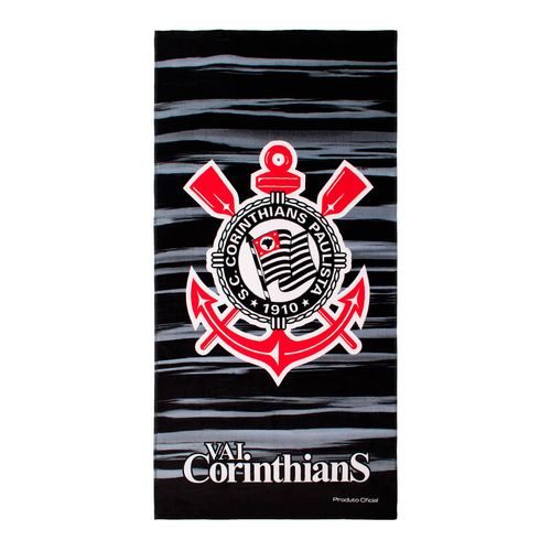 Toalha de Banho Futebol Estampada Corinthians Buettner