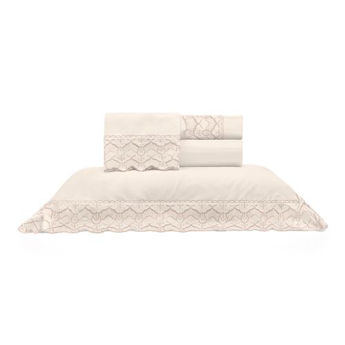 Jogo de Cama 200 Fios Melody Renda Elen Buettner