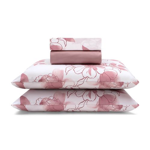 Jogo de Cama Microfibra Sonata Estampado Mírtia Buettner