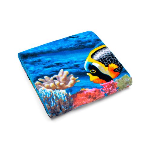 Toalha de Praia 76cm x 1,52m Resort Dolphin and Fishes Buettner