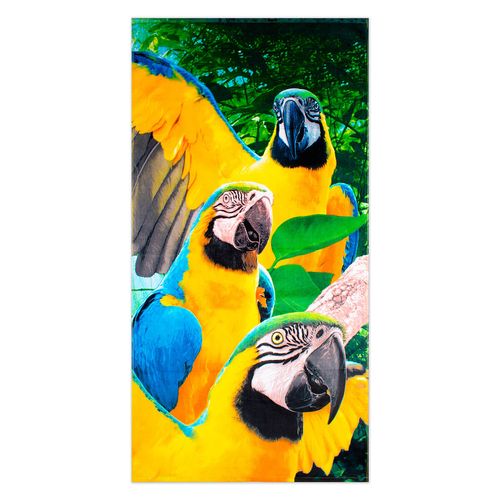 Toalha de Praia 76cm x 1,52m Resort Multi Macaws Buettner