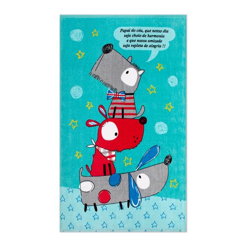 Toalha Infantil 70cm x 1,20m Jovem Dia de Cão Buettner