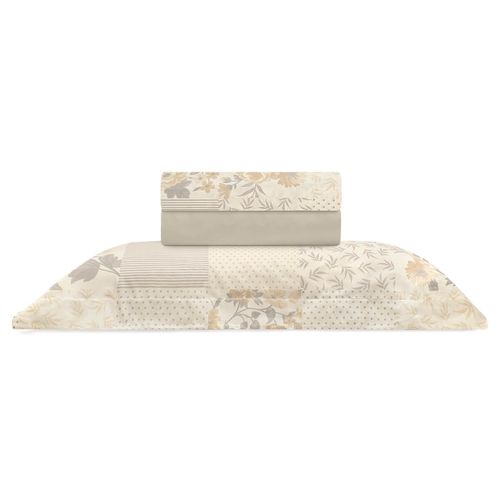 Jogo de Cama 150 Fios Casual Estampado Blanche Buettner