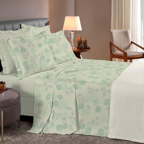 Jogo de Cama 180 Fios Reflete Estampado Jussara Buettner