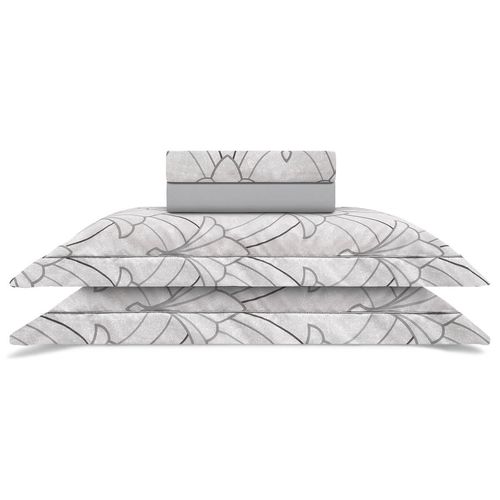 Jogo de Cama 180 Fios Reflete Estampado Unique Buettner