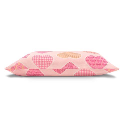 Fronha Avulsa Malha Basic Estampado Infantil Corações Buettner