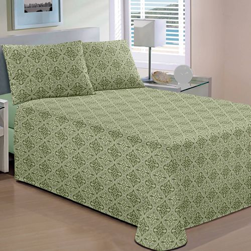 Jogo de Cama Malha Basic Estampado Marvin Buettner