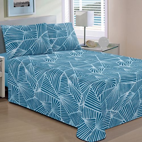 Jogo de Cama Malha Basic Estampado Noronha Buettner