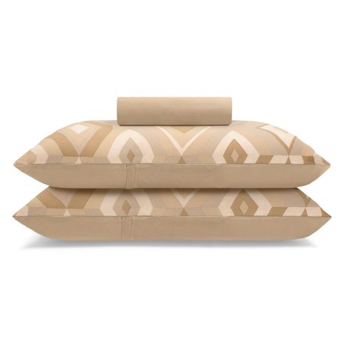 Jogo de Lençol Malha Basic Estampado Silver Buettner