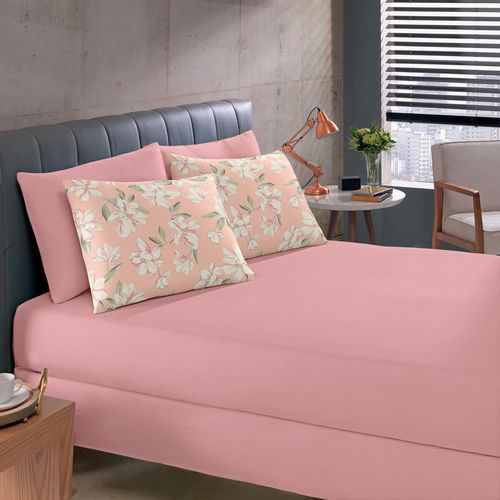 Jogo de Lençol Malha Basic Estampado Daiane Buettner