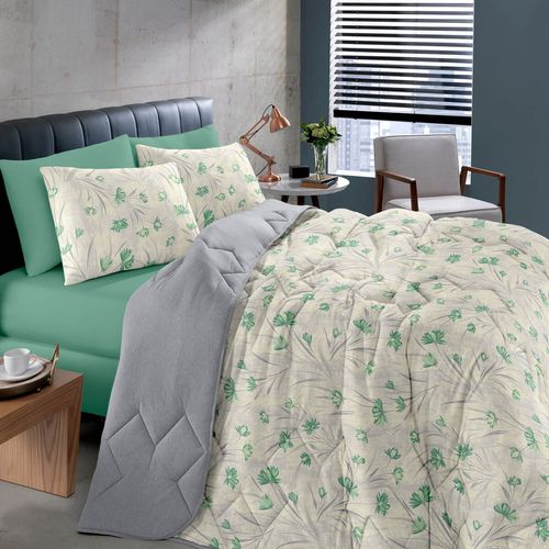 Edredom Malha Basic Estampado Sandrine Buettner