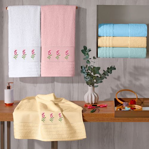 Toalha Social 30cm x 45cm para Bordar Caprice Astra Buettner