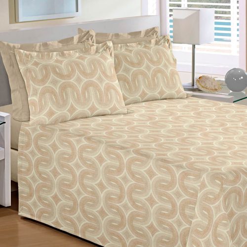 Jogo de Cama 150 Fios Casual Estampado Hungria Buettner