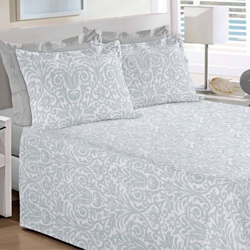 Jogo de Cama 150 Fios Casual Estampado Lucerna Buettner